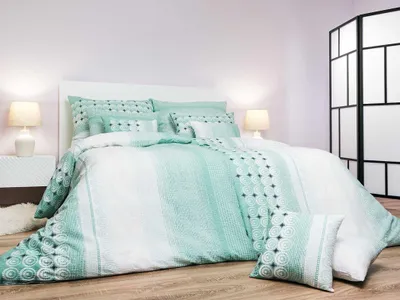 Obrázok produktu pre Prestieradlo krepové Sahara mätová 140x200, 70x90 cm