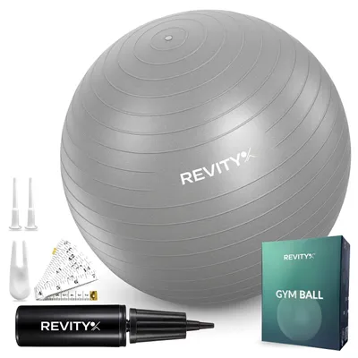 Produktbild von Gymnastikball - Sitzball für Core-Training & Balance 65 cm,1200 g, schwarz