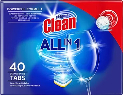 Produktbild von At Home Geschirrspültabs All-in-1 40 Stück - 1 Stück
