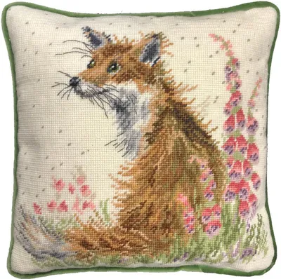 Produktbild von Bothy Threads Gobelin-Stickkissen Set "Unter den Fingerhüten", 36x36cm, THD8, Stickbild vorbedruckt
