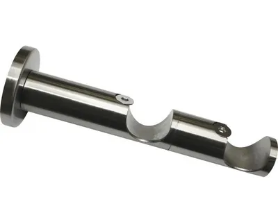 Produktbild von Wandträger 2-läufig für Windsor edelstahl-optik Ø 25 mm