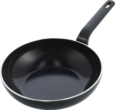 Obrázok produktu pre GreenPan Essence, Kolo, Wok/panvica na vysmážanie, Čierna, Keramický, Essence, Hliník
