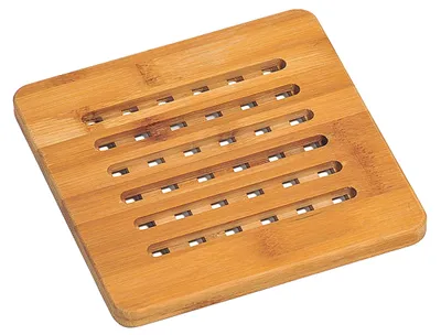 Bambus-Untersetzer, 19 cm, natur – 1 Stück