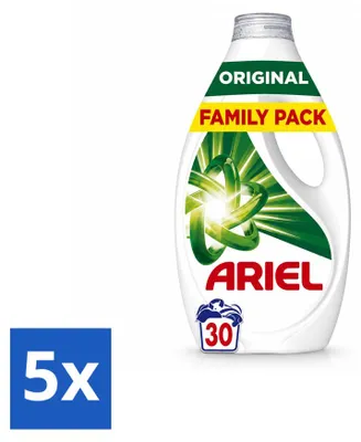 Produktbild von 5 x Ariel Flüssigwaschmittel Original - 1350 ml - Vorteilspackung - 5 Stücke