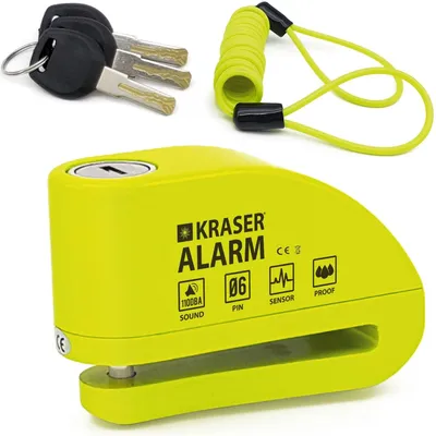 Productafbeelding van KRASER KR6Y remschijfslot met alarm, 110 dB