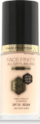 Produktbild von Max Factor Face Finity All Day Flawless 3in1 Foundation SPF 20 (C40 Light Ivory) 30 ml