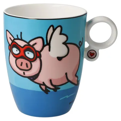 Produktbild von Goebel Pop Art, Künstlertasse, Ed Eck - When Pigs Fly 2025
