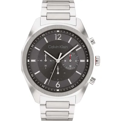 Obrázek produktu pro Chronograf Classic Calvin Klein Silver-plated/Steel Collection Architectural - pánský