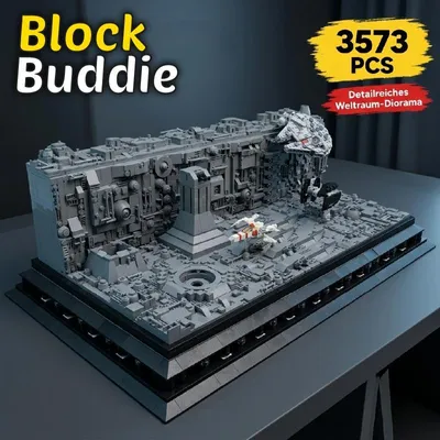 Produktbild von BlockBuddie™ Hill Valley Rathaus mit Delorean inspiriertes Klemmbaustein Modell 4269 Teile – Bauset