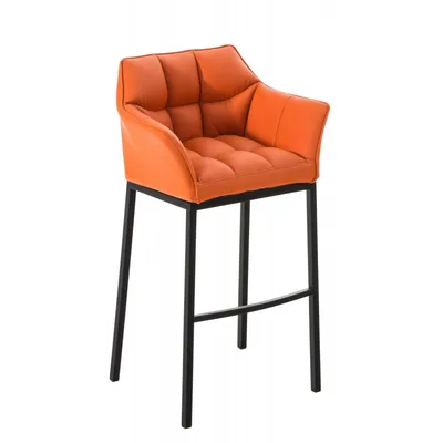 Produktbild von Barhocker Damaso B mit 4-Fuß Gestell - orange
