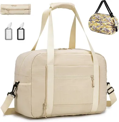 Produktbild von PromoHome® Faltbare wasserdichte Reisetasche Handgepäcktasche 40x30x20 cm Leichtgewicht Weekendsporttas Fitness Damen Herren Uni 25L