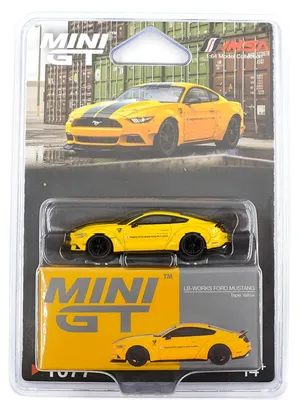 Produktbild von FORD MUSTANG LB-WORKS Triple Yellow - BLISTR - Mini GT 1:64