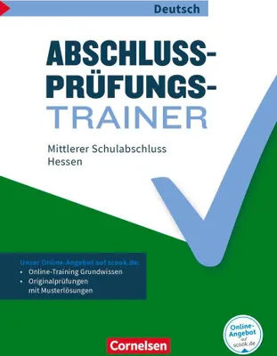 Produktbild von Abschlussprüfungstrainer Deutsch 10. Schuljahr - Hessen - Mittlerer Schulabschluss