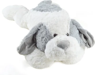 Produktbild von Pink Papaya Hund "Lou" 100cm Plüschtier XXL Kuscheltier in grau