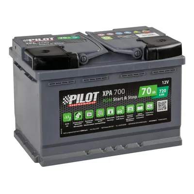 Immagine prodotto di Pilot AGM 70Ah 720AEN Batteria di lunga durata ad alte prestazioni