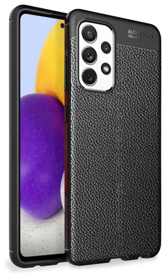 Obrázek produktu pro NALIA designové pouzdro pro Samsung Galaxy A72, kožený vzhled pouzdra na mobilní telefon, silikonový kryt