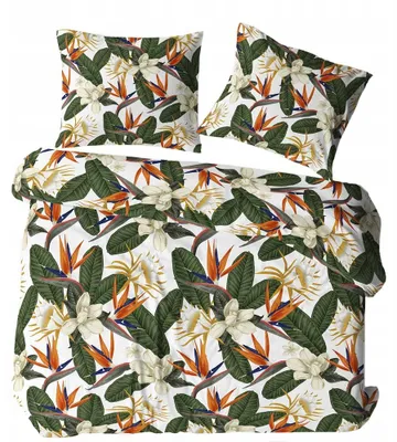 Image de Piruu Parure de lit en coton 220x200 cm avec 2 taies d'oreiller