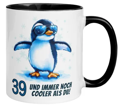 Produktbild von Tasse 39. Geburtstag Mann Frau – „39 und immer noch Cooler als du“ – Geschenk zum Geburtstag Männer Frauen
