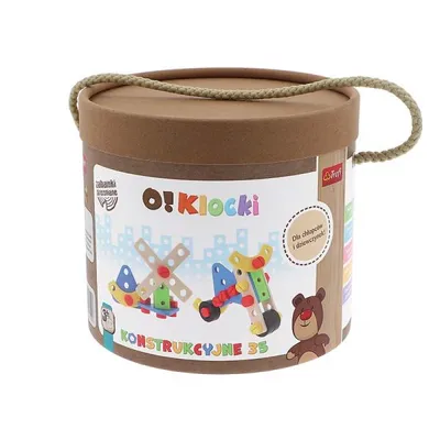 Immagine prodotto di O! Blocchi di costruzione 35el. giocattolo in legno 61509 TREFL