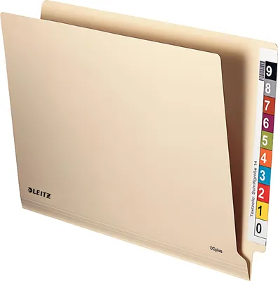 Produktbild von LEITZ Einstellmappe OrgacolorPlus, A4, mit Tab, chamois