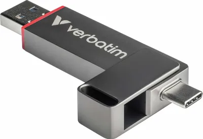 A Verbatim Dual QuickStick 128GB USB-A/C 3.2 Gen1 32040 is shown on a white background.