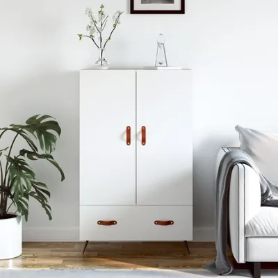 Produktbild von vidaXL Highboard Weiß 69,5x31x115 cm Holzwerkstoff