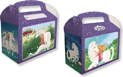 Produktbild von 8 Geschenkboxen Sternenschweif 150 x 80 x 95 mm