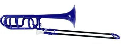 Produktbild von Kunststoff Viertel-Trombone - Bb/F-Stimmung - Blau