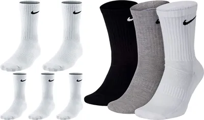 Produktbild von 8 Paar Nike Herren Damen Socken - Farbe: weiß weiß/grau/schwarz - Größe: 46-50