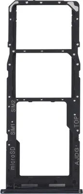Obrázek produktu pro Clappio, držák pro dvě SIM karty a kartu Micro-SD pro telefon Samsung Galaxy A04s, černý