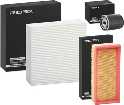 Produktbild von RIDEX Filterset Inspektionspaket Filtersatz für MITSUBISHI COLT VI (Z3A, Z2A) für SMART FORFOUR (454)