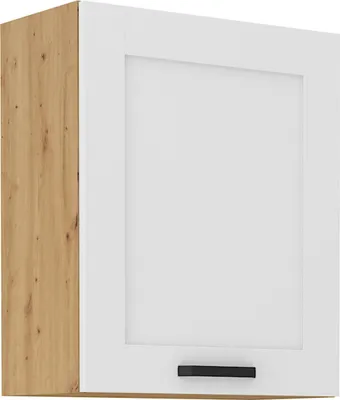 Produktbild von Kondela Oberer Küchenschrank Lula 60 G-72 1F – Weiß / Artisan-Eiche