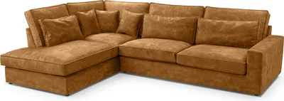 Produktbild von FEDVE Sofa Big Sofa Ecksofa Monica L- Form Funktionssofa Wohnlandschaft Design Couch Links