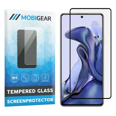 Produktbild von Mobigear Premium  Xiaomi 11T Panzerglas Gehärtetes Glas Displayschutz - Hüllenfreundlich - Schwarz