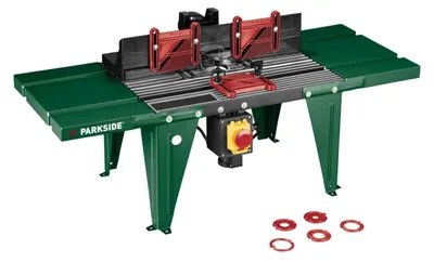 Produktbild von PARKSIDE Oberfräsentisch POF 1200 für Oberfräsen mit Fräskorb-ø bis 15,5 cm)