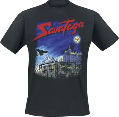 Produktbild von Savatage T-Shirt Herren Poets And Madmen schwarz S