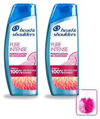 Produktbild von 2 x Head & Shoulders Anti-Schuppen-Shampoo Pure Intense Grapefruit 250 ml - Sparpackung - 2 Stücke