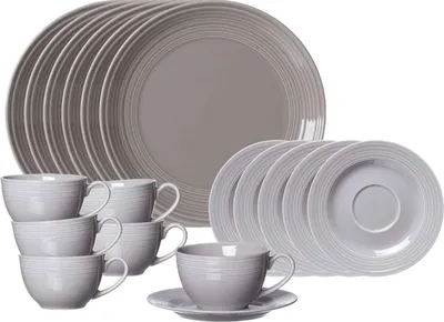 Produktbild von Ritzenhoff & Breker Levi Kaffeeservice 18-teilig - Grau