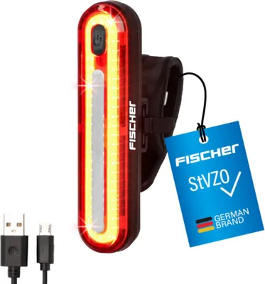 Image de FISCHER 50089 FISCHER Feu arrière à LED pour vélo, 50 diodes