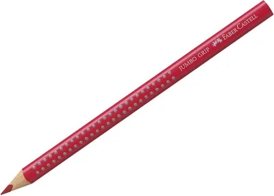Produktbild von FABER-CASTELL Dreikant Buntstift Jumbo GRIP permanentkarmin