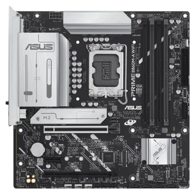 Obrázek produktu pro ASUS PRIME B860M-A WIFI, Intel, LGA 1851 (Socket V1), Intel Core Ultra (Series 2), LGA 1851, DDR5-SDRAM, 256 GB