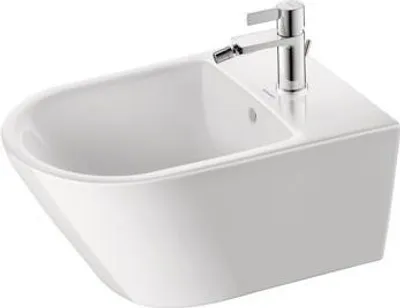 Produktbild von Duravit D-Neo Einhebel-Bidetmischer mit Ablaufgarnitur, Ausladung 125mm, DE2400001010