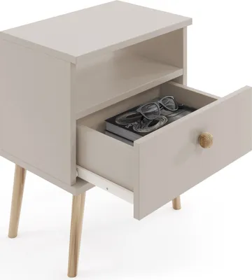 Obrázok produktu pre BETTSO Moderný kašmírový nočný stolík IKON v škandinávskom štýle