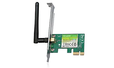 Produktbild von TP-LINK 150Mbps Wireless PCI Epress Adapter, Kabellos, PCI-E, 150 Mbit/Sek, Atheros, 2.4 - 2.4835 GHz, 2 dBi