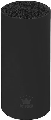 Produktbild von SBS Single Messerblock für 8 Messer schwarz / 23 x 12 cm rund griffig schlicht