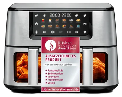 Productafbeelding van Rommelsbacher FRH 2650, heteluchtfriteuse, 5,5 liter, 1,2 kg, 40 °C, 230 °C, 60 minuten