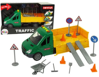 Produktbild von Lean Toys Fahrzeug Straßenfahrzeug Reibungsantrieb Sound Straßenauto Auto Set, Größe:UNIVERSAL