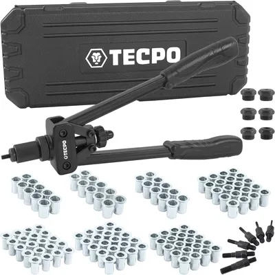 Produktbild von TECPO Nietmutternzange Set, 249-teilig Blind Nietmuttern Satz