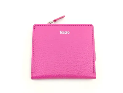 Produktbild von Mini-Geldbörse Damen Leder pink mit RFID-Schutz