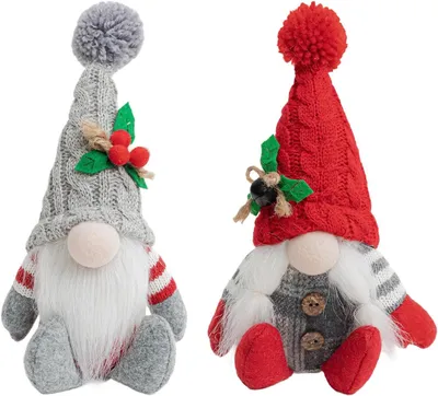 Obrázek produktu pro Figurky skřítků na Vánoce, výška 25 cm - Skřítek Vánoce - Plyšové figurky skřítků - Malé - Dekorace pro vánoční výzdobu